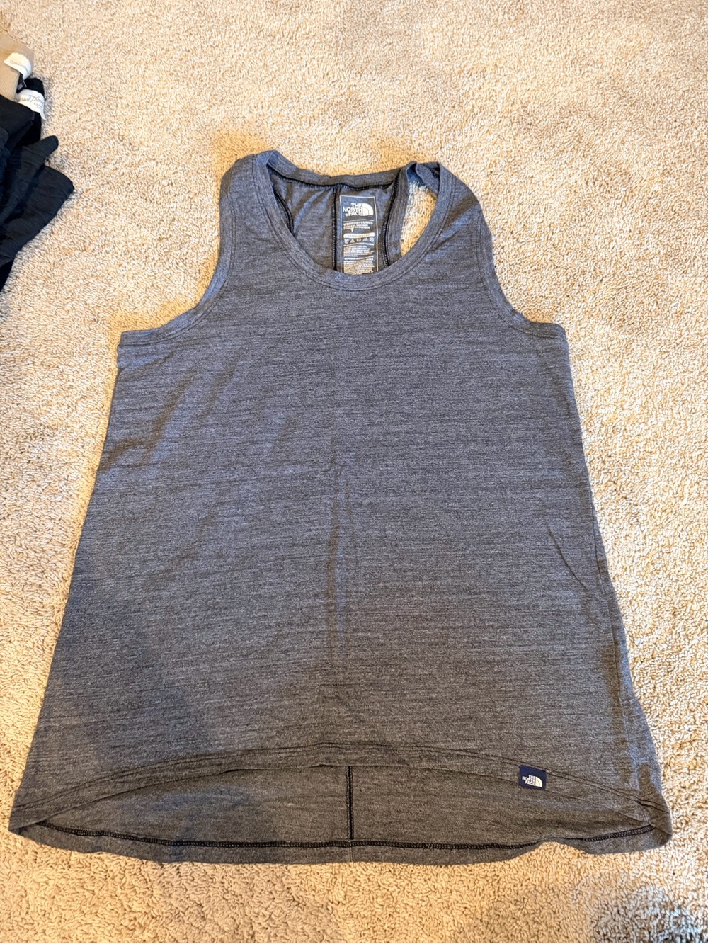The North Face Heather Charcoal Gray Racerback Tank